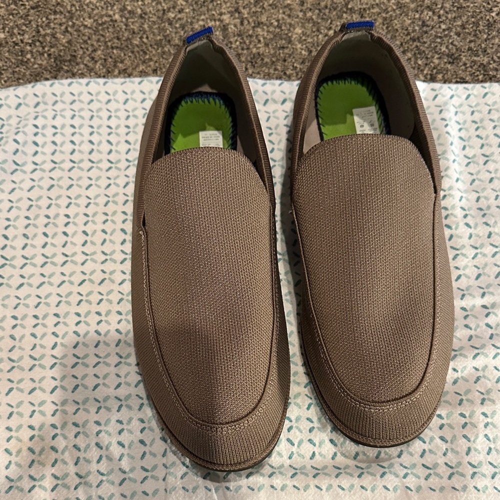 Rothy’s Ravello Loafer Men's Brown Slip-On Shoes 10.5